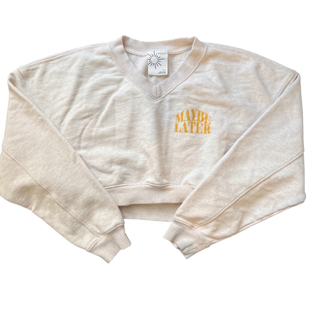 Hollister Aerie Aeropostale Cropped Sweater & Sweatshirt Bundle 4 PIECES Small‎ - Picture 11 of 14
